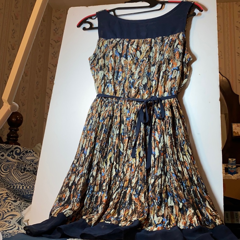 American rag navy colorful dress.